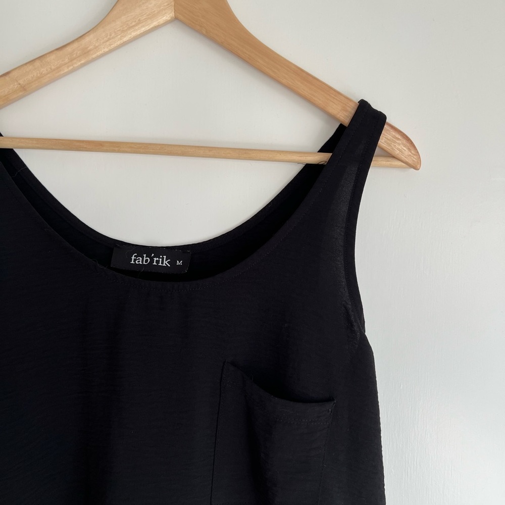 Fab’rik | oversized crepe tank blouse